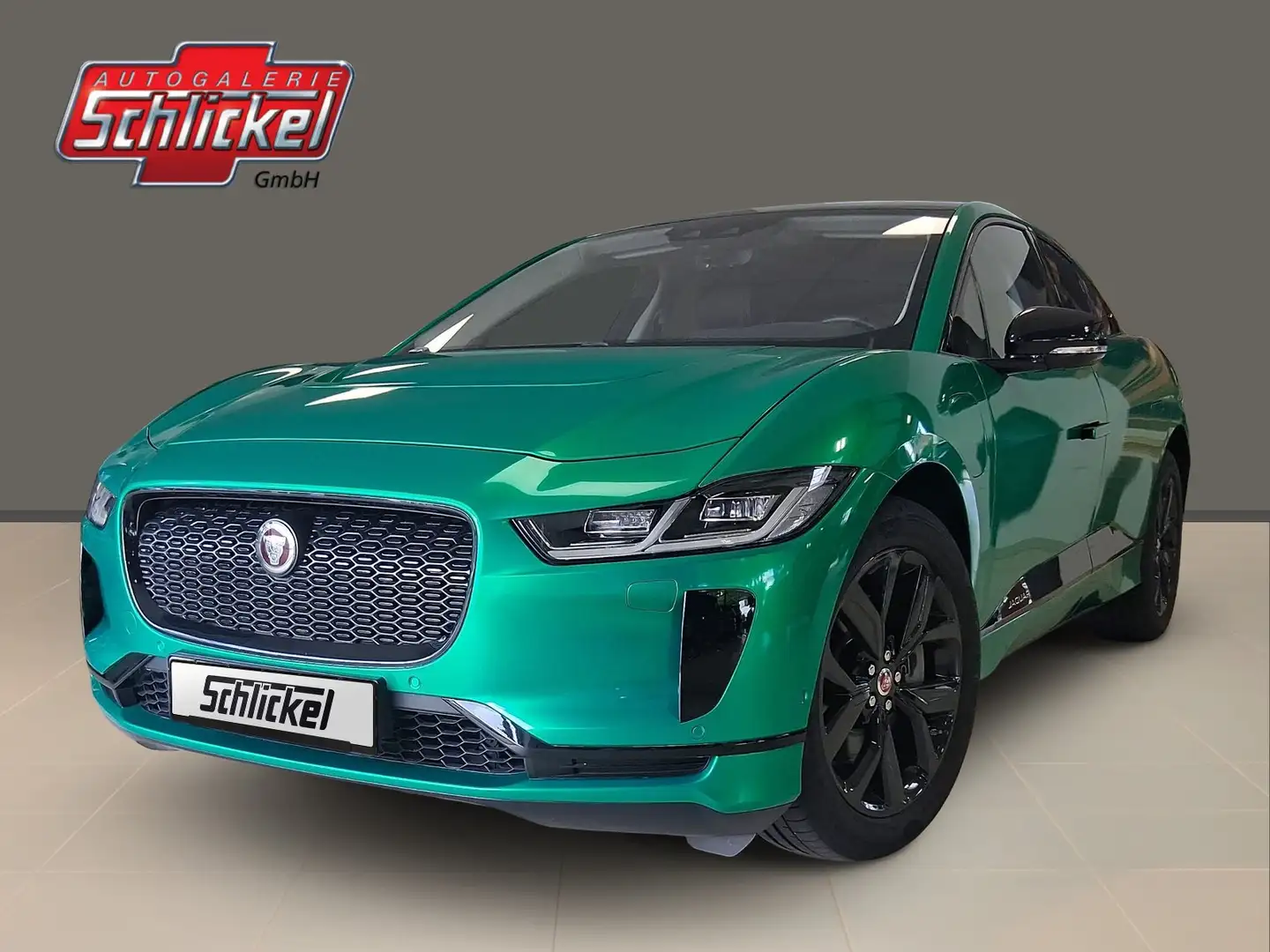 Jaguar I-Pace EV400 SE Navi Leder Voll-LED Panoramadach ACC Vert - 1