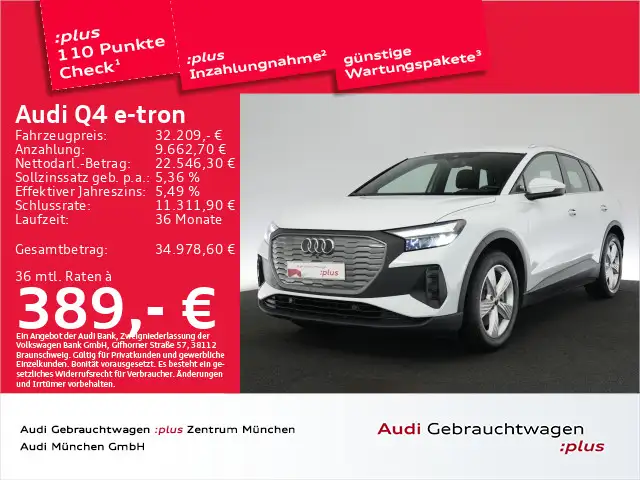 Audi Q4 e-tron 40 Navi+/Kamera/19"Zoll