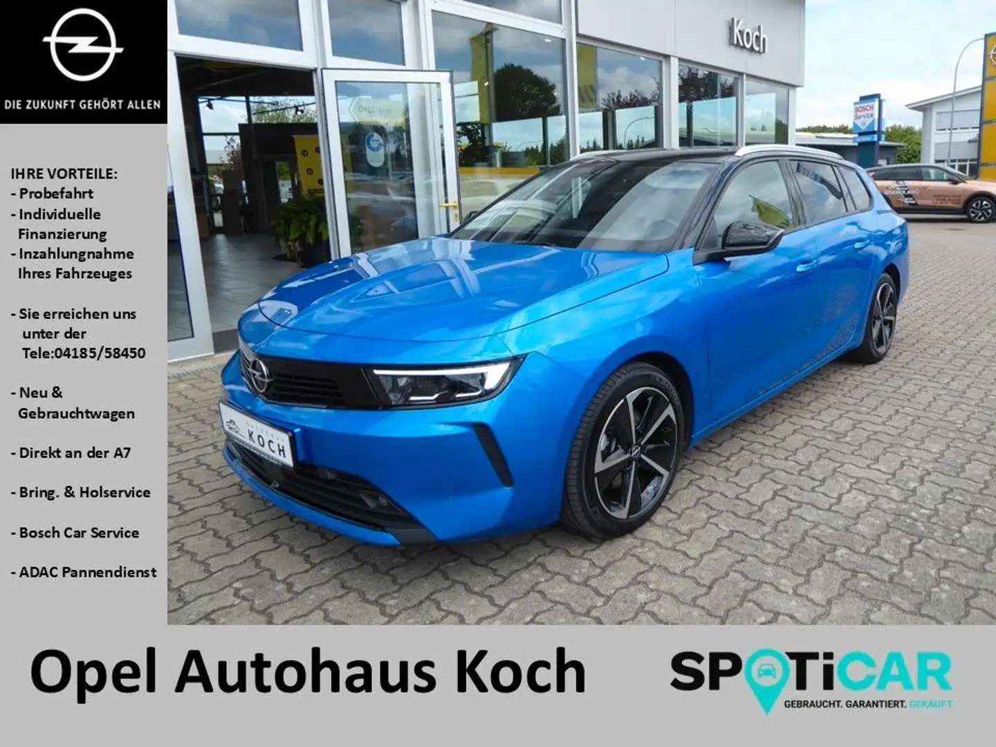 Opel Astra L ST Elegance NAVI*AHK*KAMERA*SHZ*PDC*LED Bleu - 1
