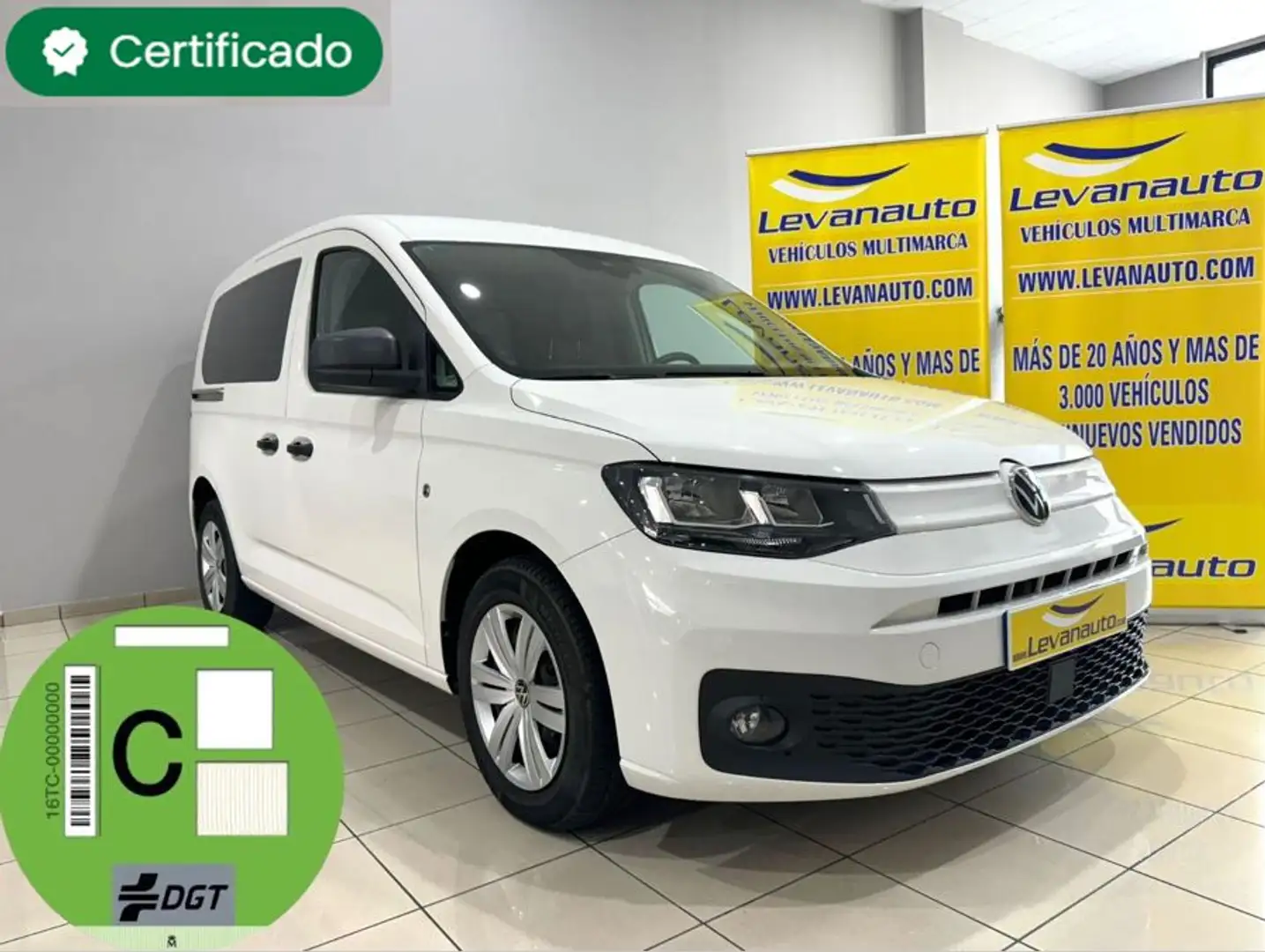Volkswagen Caddy 2.0TDI Origin 102 Blanc - 1