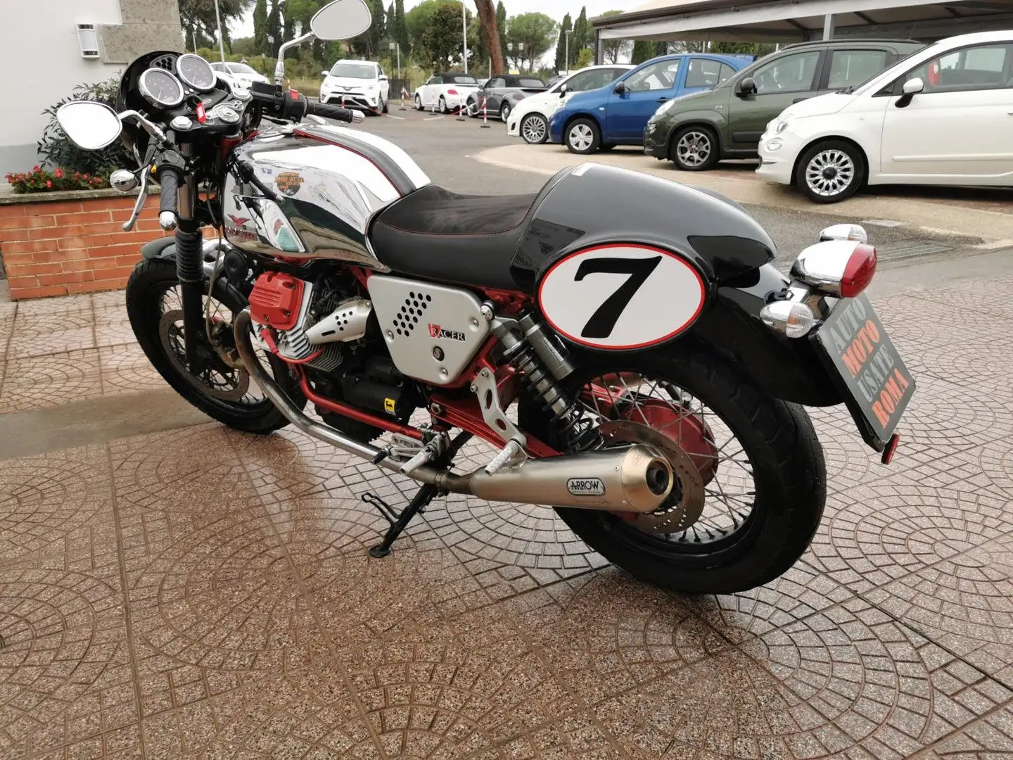 Moto Guzzi V 7 CAFE' RACE LE MANS CROMATA  EDIZ. LIM. N. 063 - E3 Argento - 2