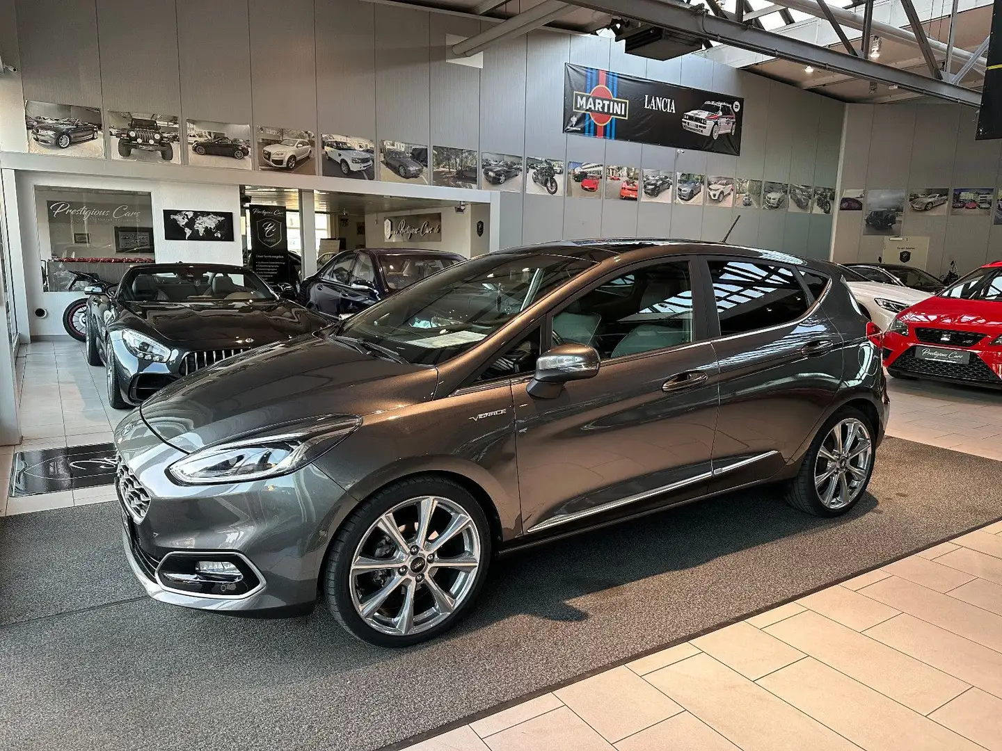 Ford Fiesta 1.0l Vignale Automatik Pano R-Kam TWA 18´ Grau - 2
