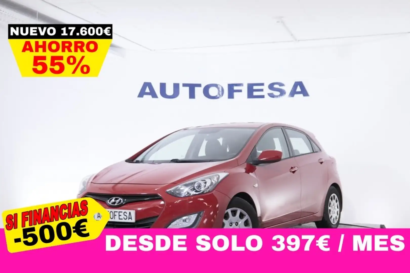 Hyundai i30 1.4i CITY 100CV 5P Rojo - 1