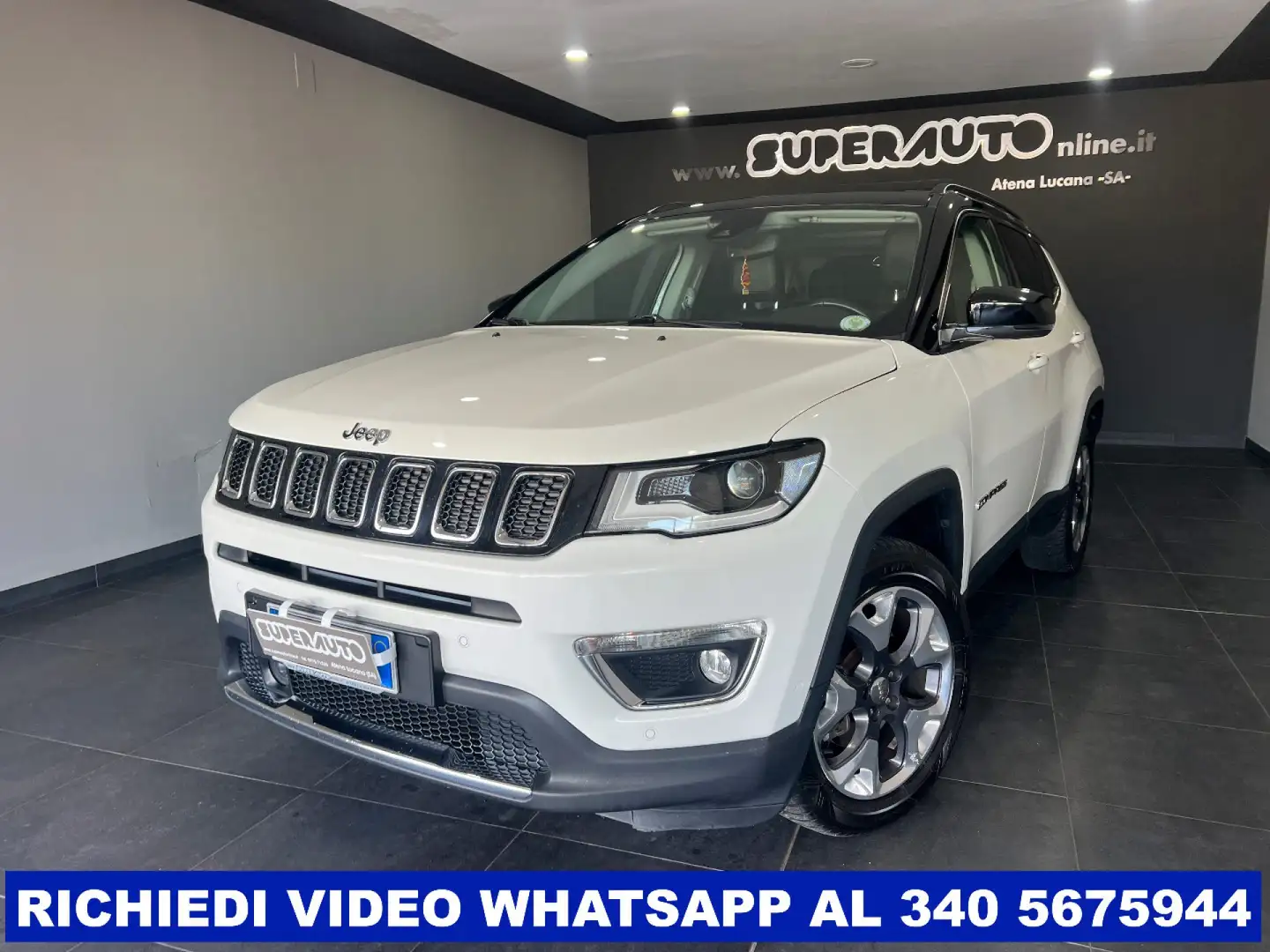 Jeep Compass 2.0 Multijet II 170 CV aut. 4WD Limited Weiß - 2