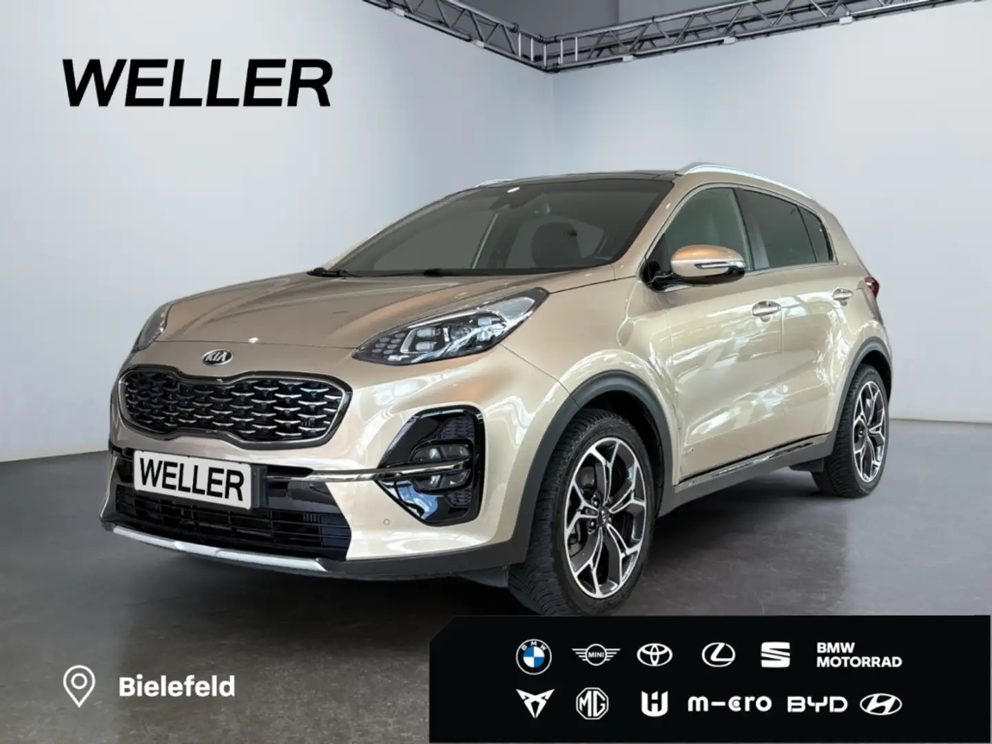 Kia Sportage 1.6 T-GDI AWD DCT PLATINUM *360°*Leder* Zilver - 1
