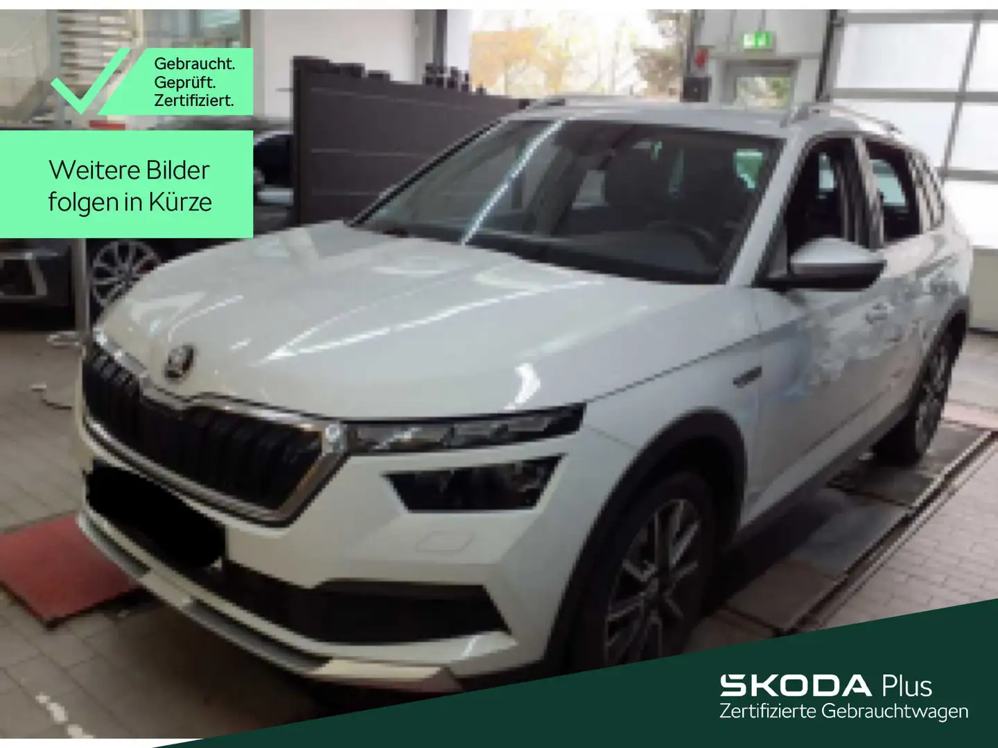 Skoda Kamiq Scoutline *PDC*KAM*LED*KLIMA*NAV*SHZ* Weiß - 1
