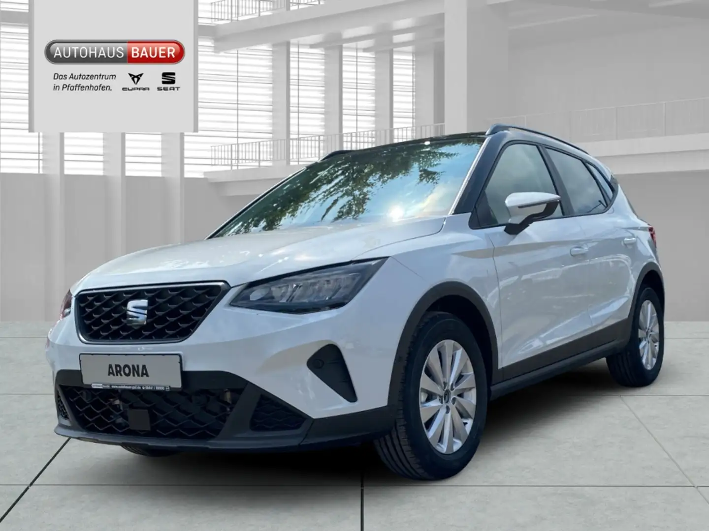SEAT Arona Raoad Edtion 1.0 TSI Sitzh. Rückfahrkamera,AHK , A Weiß - 1