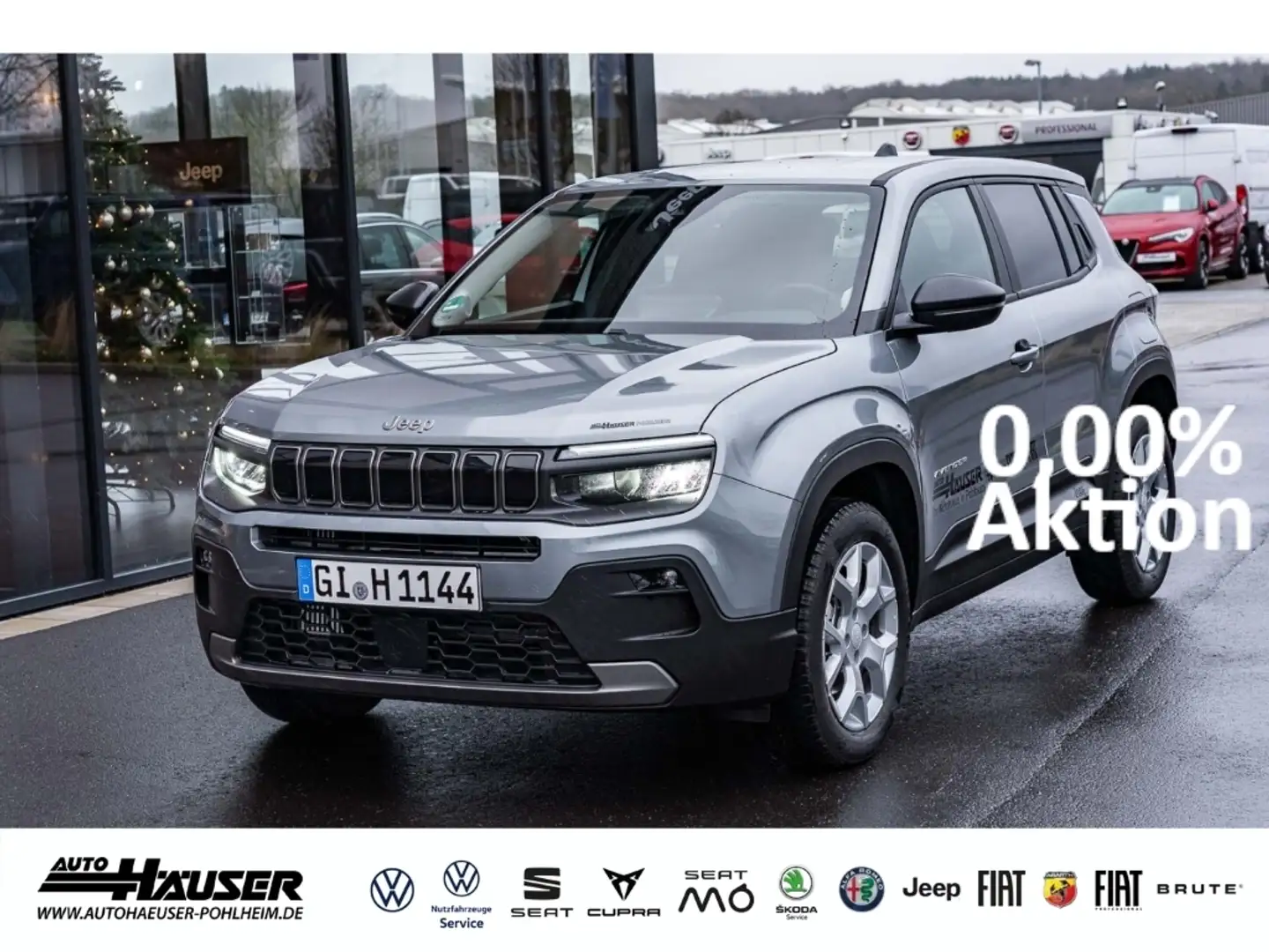 Jeep Avenger Longitude e-Hybrid MY24 1.2 T3 48V DCT WINTER TECH Grau - 1