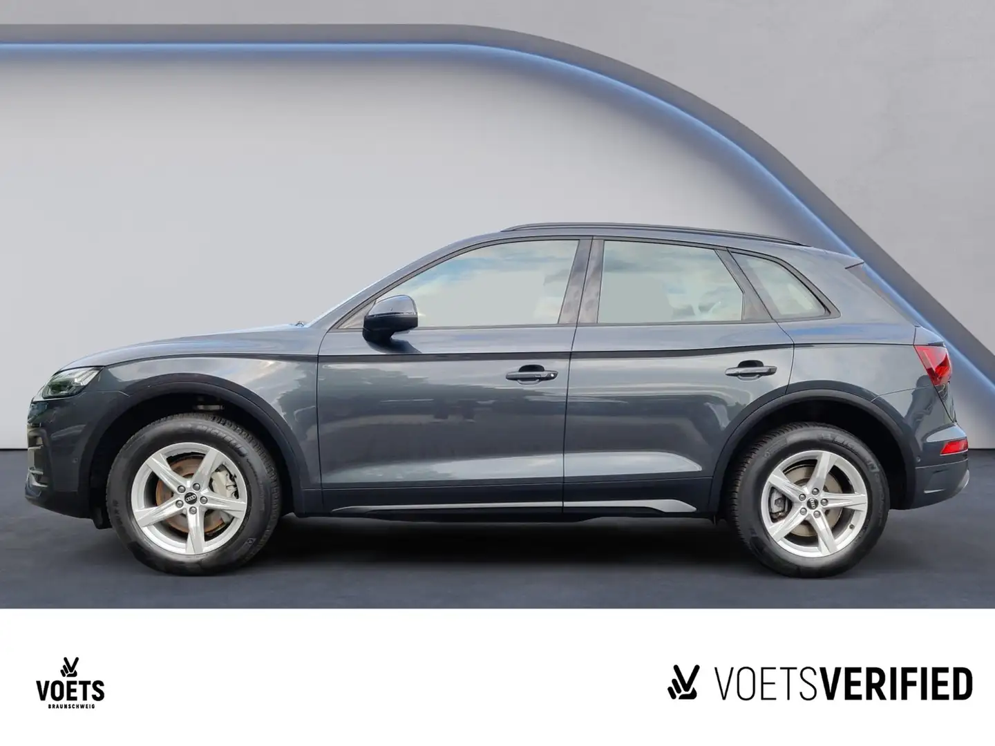 Audi Q5 40 TDI S-tronic MATRIX-LED+HuD+PDC Grijs - 2