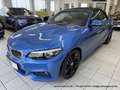 BMW 218 i Cabrio M Sport 6-Gang LEDER KAM NAV - nur 20tkm Bleu - thumbnail 4