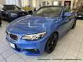 BMW 218 i Cabrio M Sport 6-Gang LEDER KAM NAV - nur 20tkm Bleu - thumbnail 35