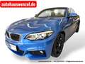 BMW 218 i Cabrio M Sport 6-Gang LEDER KAM NAV - nur 20tkm Bleu - thumbnail 1