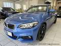 BMW 218 i Cabrio M Sport 6-Gang LEDER KAM NAV - nur 20tkm Bleu - thumbnail 34