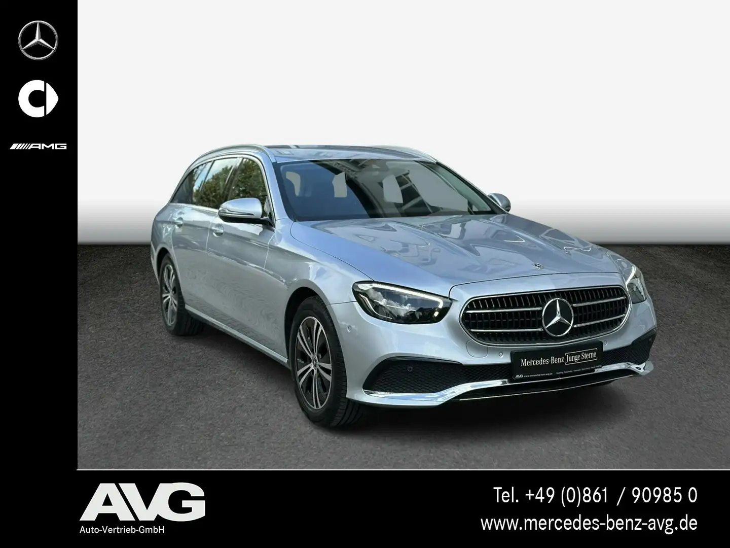 Mercedes-Benz E 220 E 220 d T Avantgarde MBUX-Premium Kamera LED 9G Argent - 2
