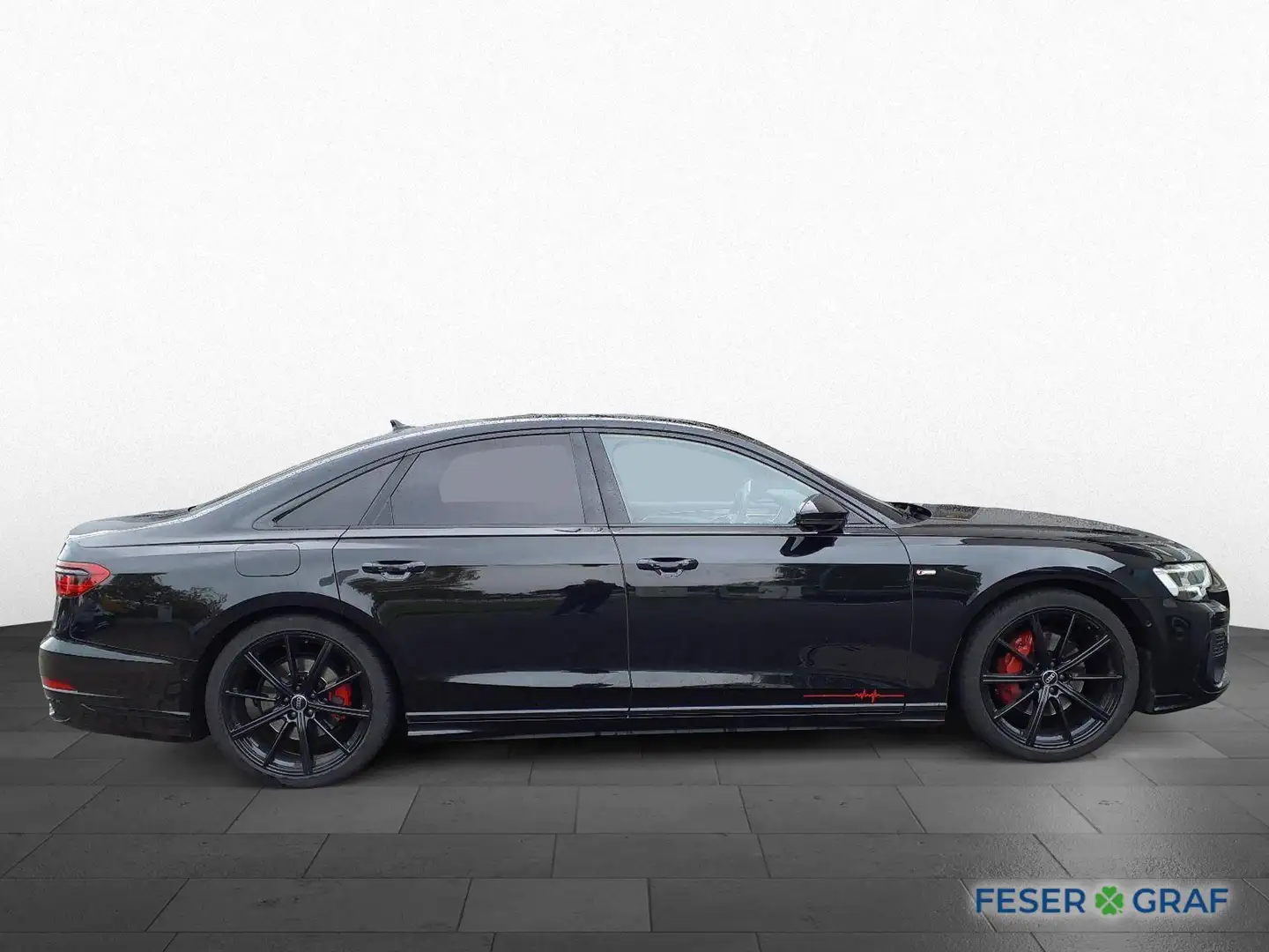 Audi A8 50TDI 2x S line/HD-Matrix/HuD/Leder/Pano/Kameras/B Schwarz - 2