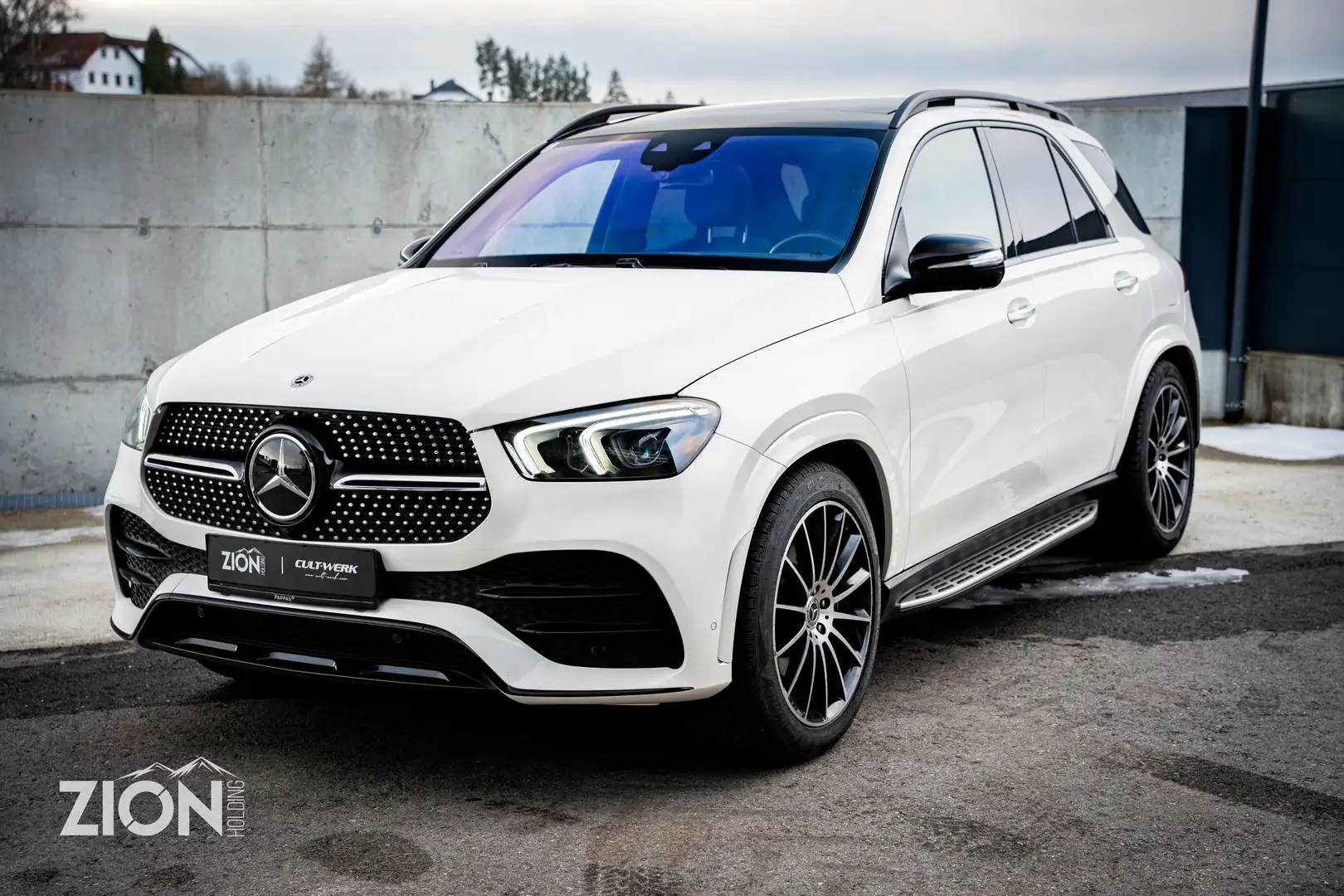 Mercedes-Benz GLE 350 e 4MATIC AMG VOLL PANO LUFT BURMESTER H-UP AHK 360 Blanco - 1