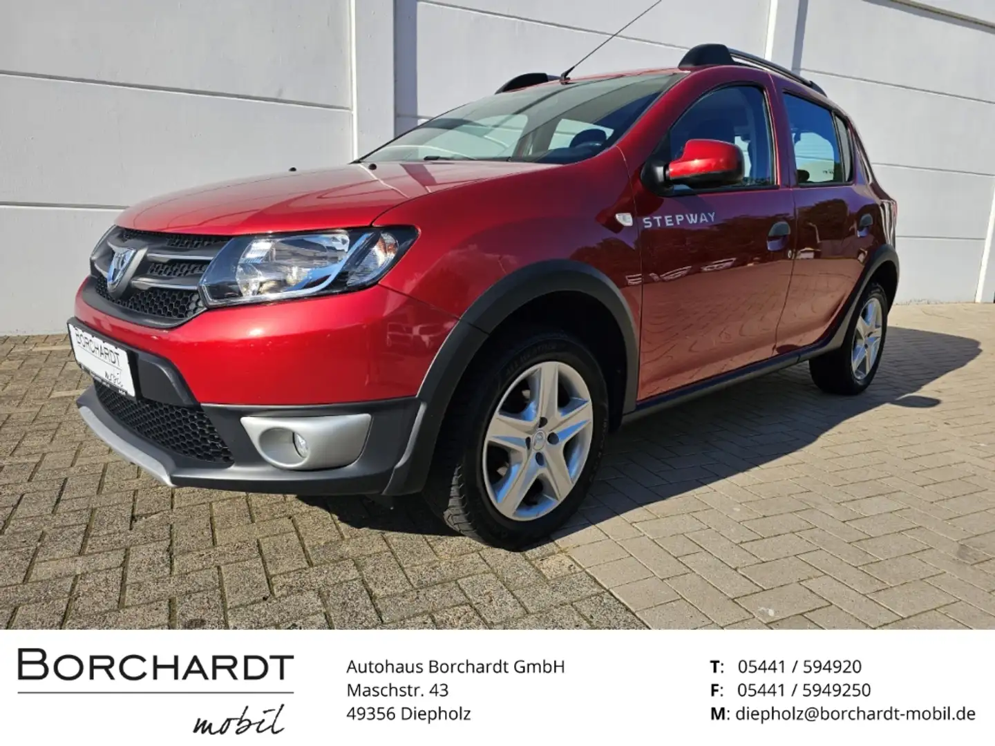 Dacia Sandero II Stepway Prestige eco TCe 90 Navi Klima PDC 1.HD Rot - 1