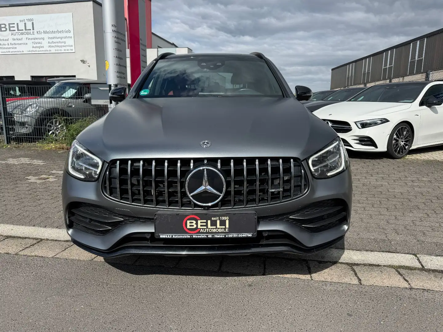 Mercedes-Benz GLC 400 d 4Matic AMG Pano Magno FINANZIERUNG Gris - 2
