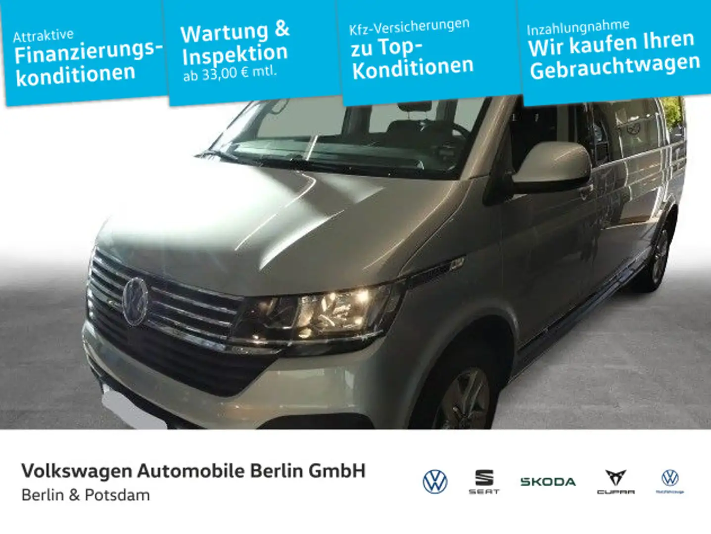 Volkswagen T6.1 Caravelle 2.0 TDI Comfortline lang DSG Navi Plateado - 1