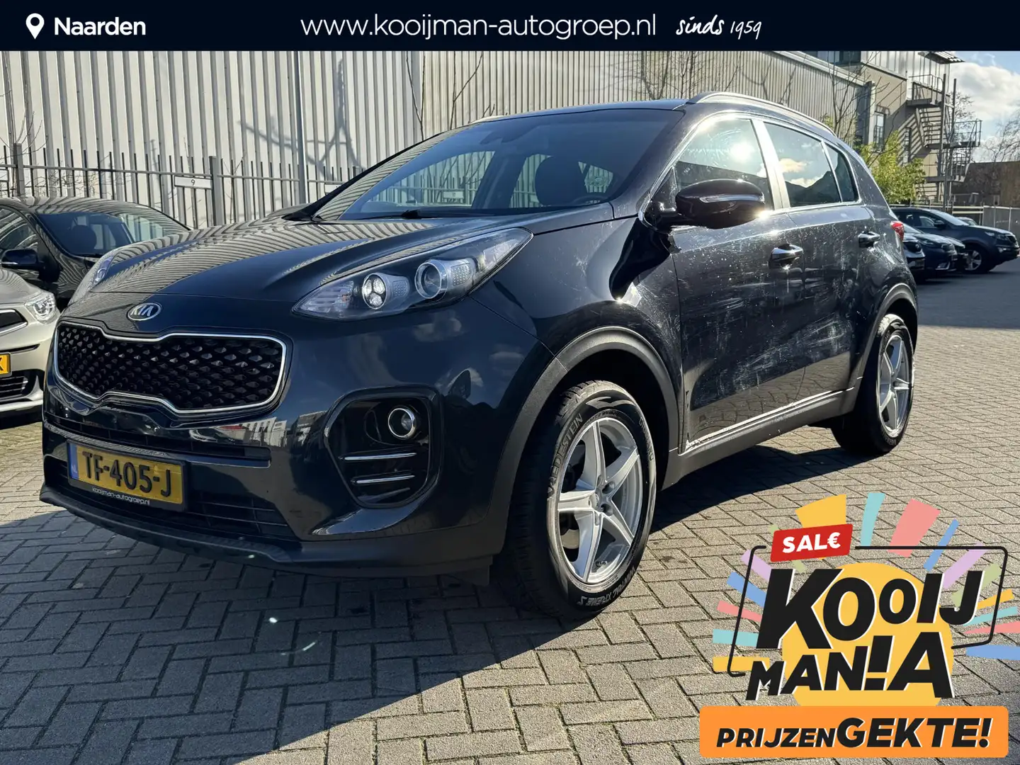 Kia Sportage 1.6 GDI DynamicLine Nav|Camera|Lmv|Trekhaak Zwart - 1