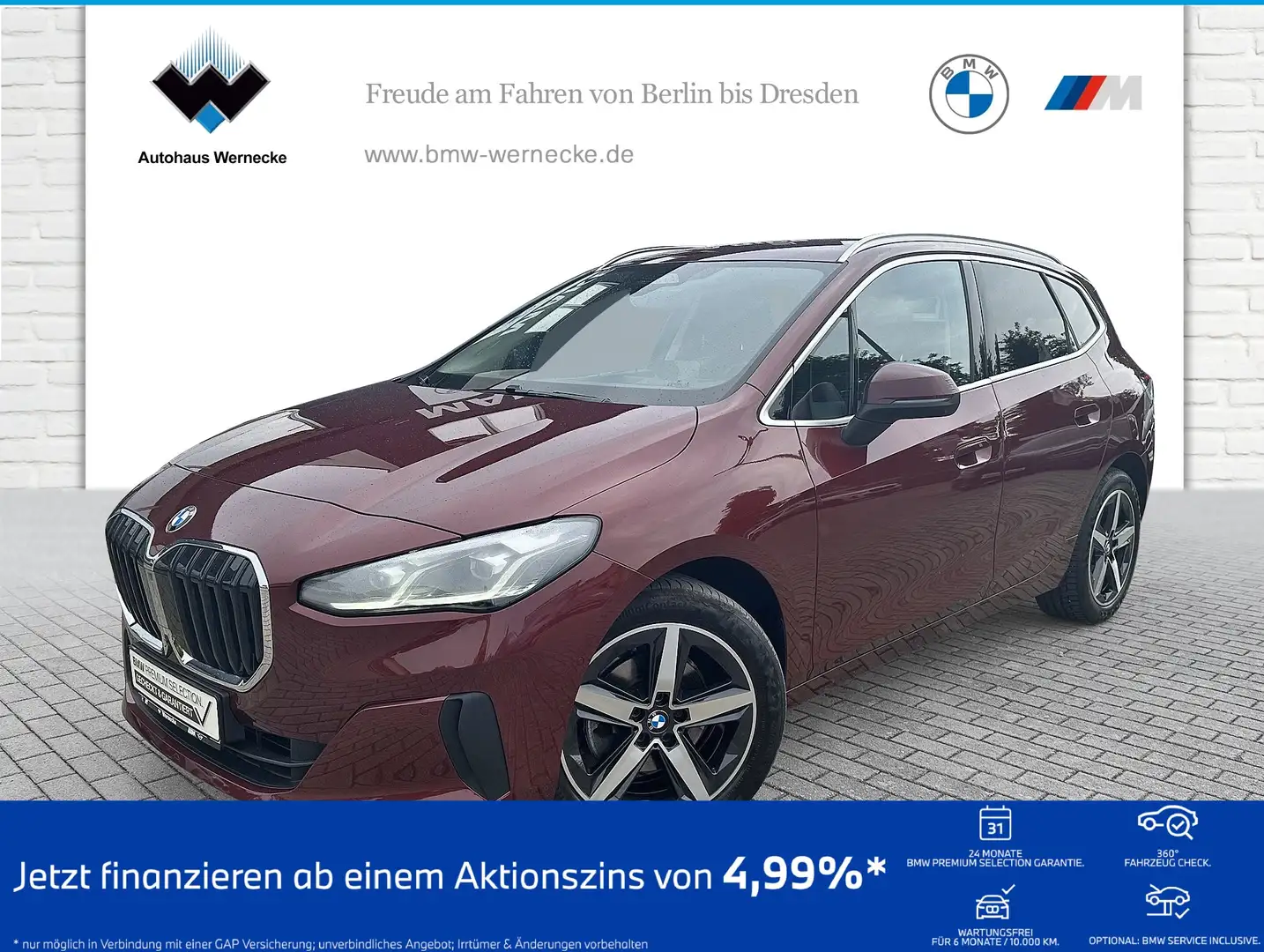 BMW 218 i Active Tourer Head-Up DAB LED Komfortzg. Rot - 1