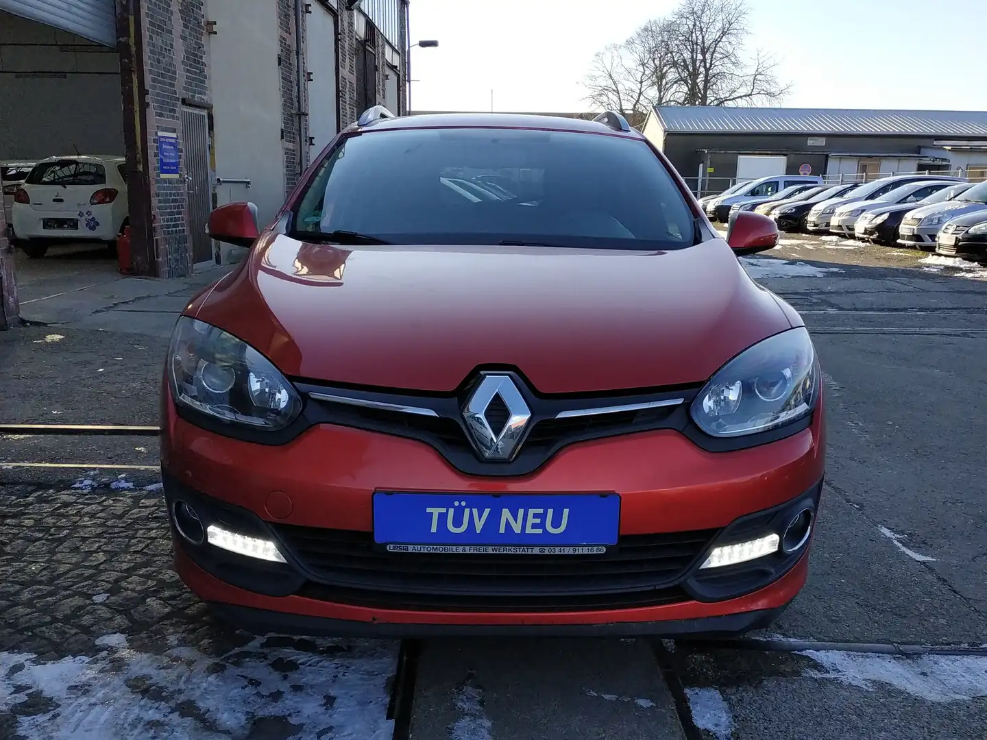 Renault Megane 1.2 Kombi/ TÜV NEU/ 8-fach bereift/ ALU/ PDC Rot - 2
