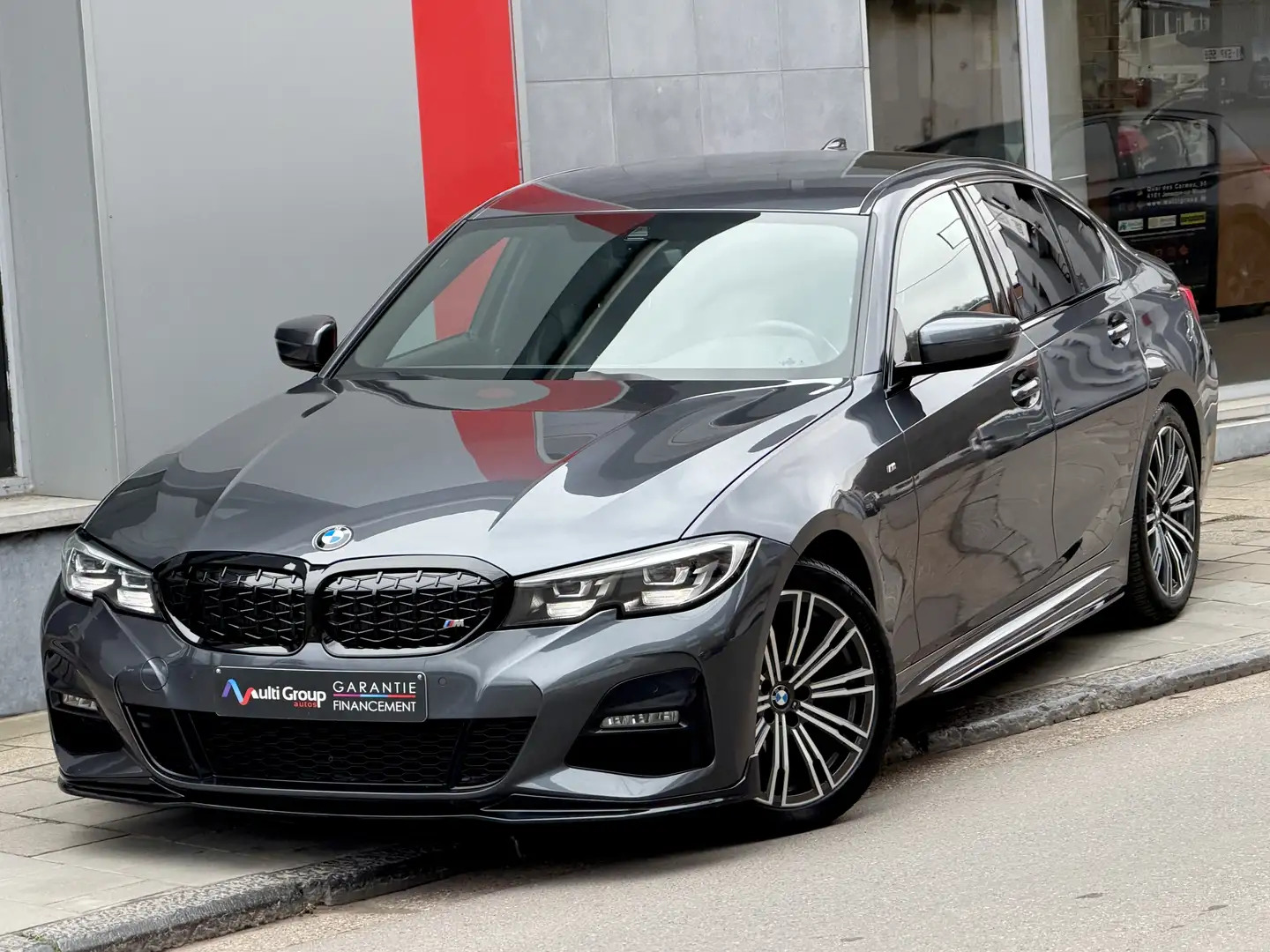 BMW 316 dA 2.0d*Pack//M Performance*Bt.Aut✅GARANTIE1an Gris - 1