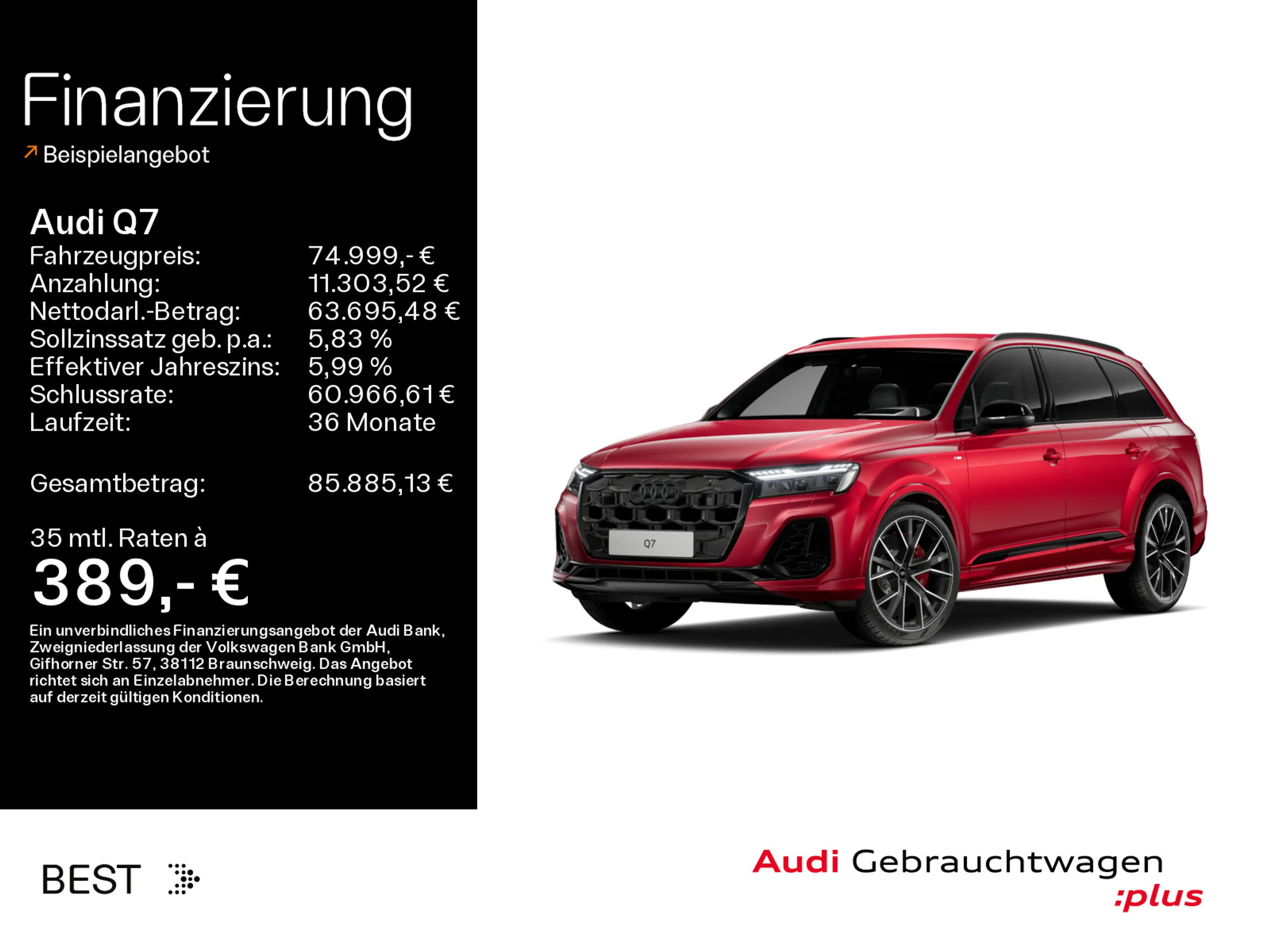 Audi Q7 55 TFSIe quattro S-LINE*LASER*HUD*AHK*OPTIK-P