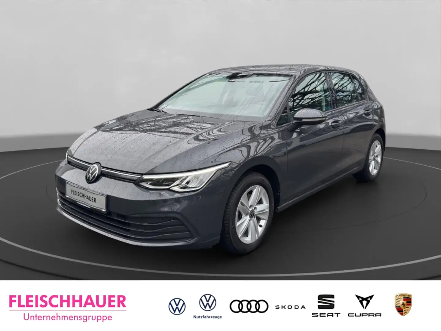 Volkswagen Golf VIII 1.0 eTSI Life DSG Navi Digitales Cockpit LED Grau - 1