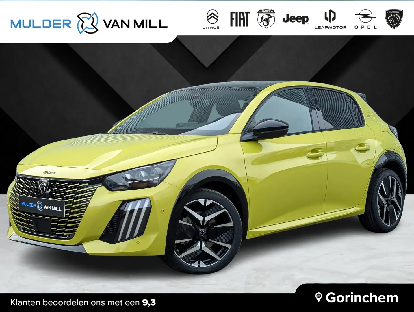 Peugeot 208 GT Hybrid 110pk e-DCS6 | NAVI | CLIMA | CAMERA | B Geel - 1