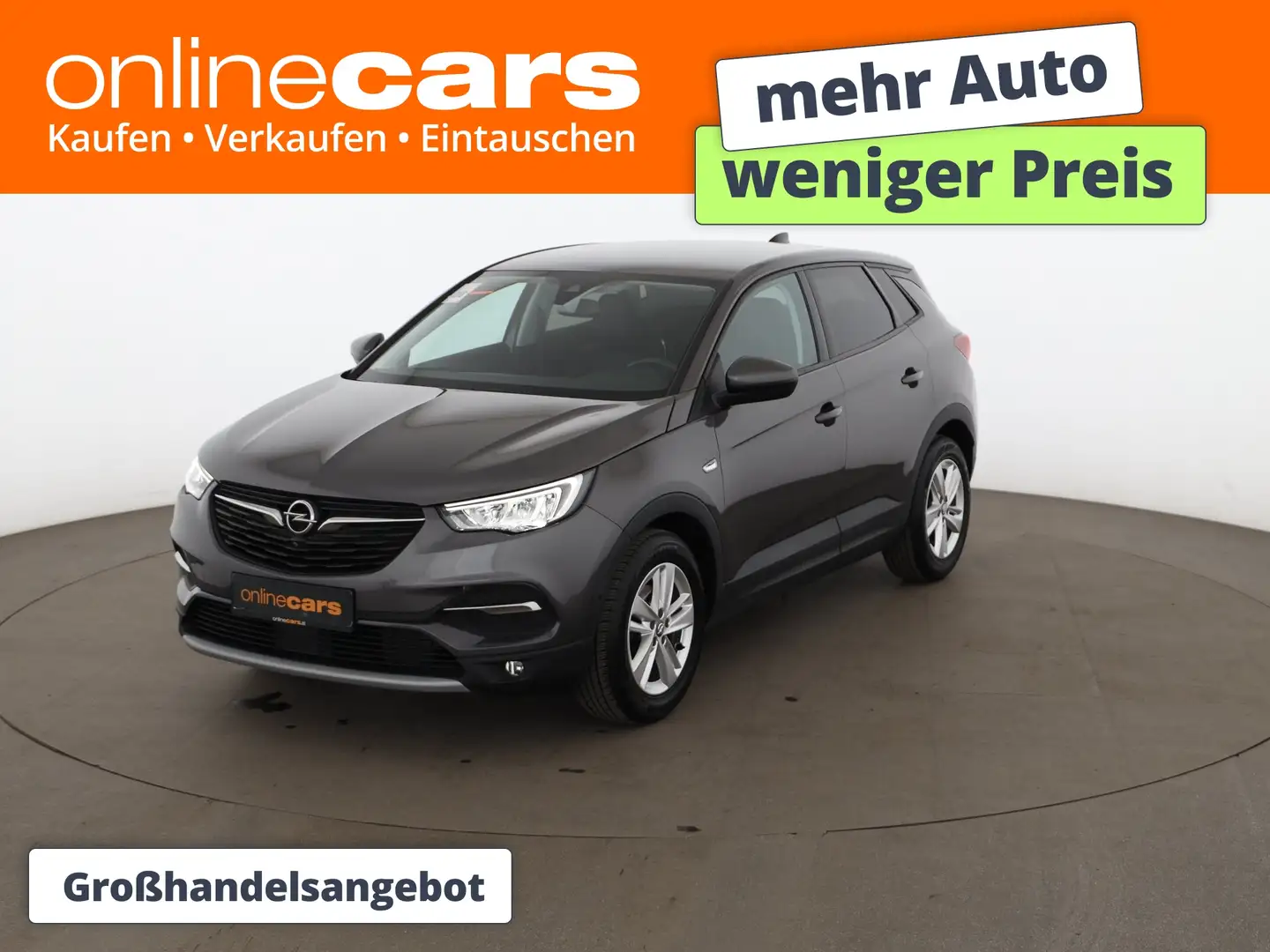 Opel Grandland 1.5 D Elegance Aut LED 360-CAM NAVI PDC Grau - 1