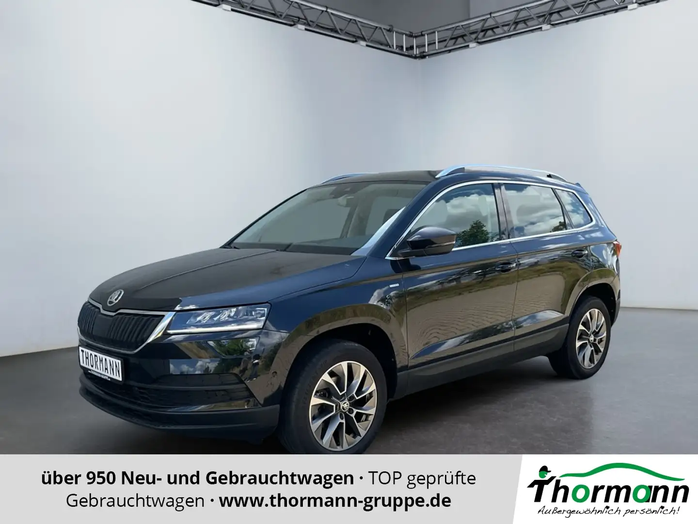 Skoda Karoq Clever 1.5 TSI ACT ACC 4xSHZ SpurH AHK LM Noir - 1