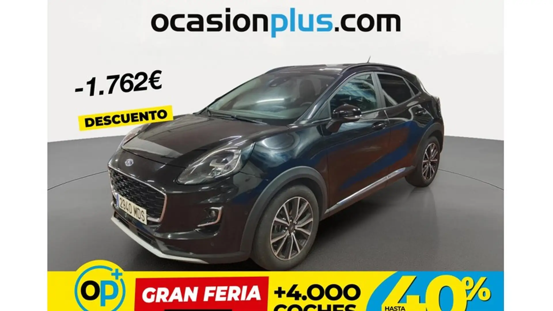 Ford Puma 1.0 EcoBoost MHEV Titanium Design 125 Negro - 1