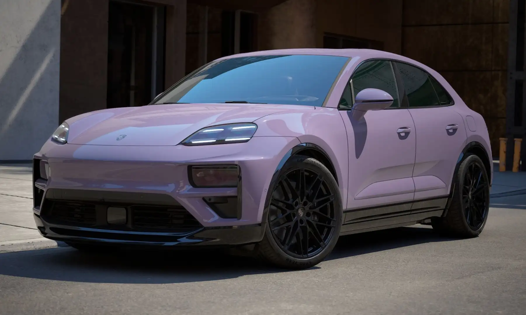 Porsche Macan Macan Turbo Electric 95kWh auch anderekurzfristig Mauve - 2