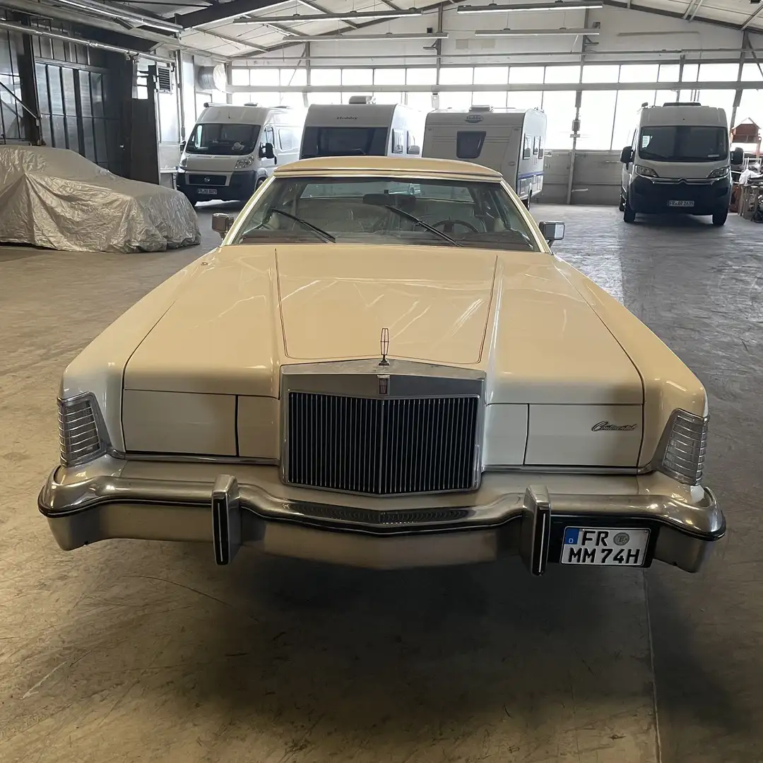 Lincoln Continental Mark IV Blanc - 2