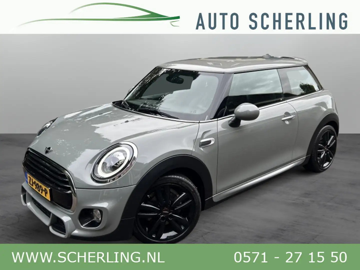 MINI John Cooper Works Mini 1.5 JCW Pack, Navi, Carplay, Sportstoelen, NL Gris - 1