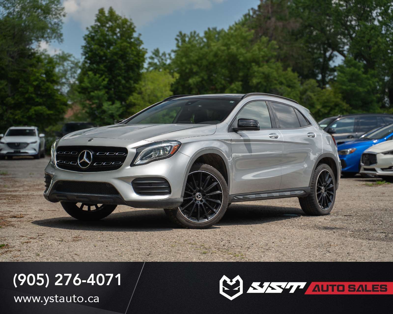 Silver 2019 Mercedes-Benz GLA SUV / Crossover All-Wheel Drive 7-Speed Automatic