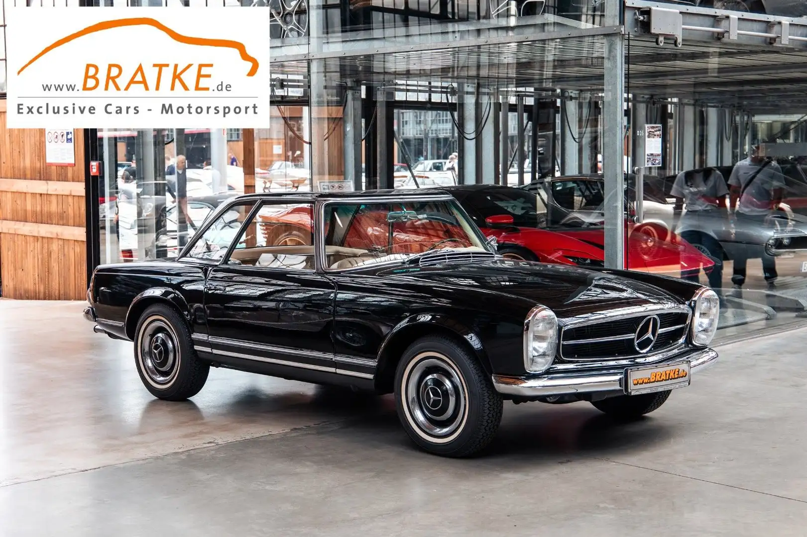 Mercedes-Benz 230 SL Pagode Servolenkung Schalter H-Zulassung Noir - 2