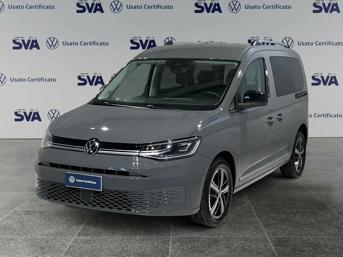 Volkswagen Caddy 2.0TDI 122CV DSG Style IVA DEDUCIBILE Grijs - 1