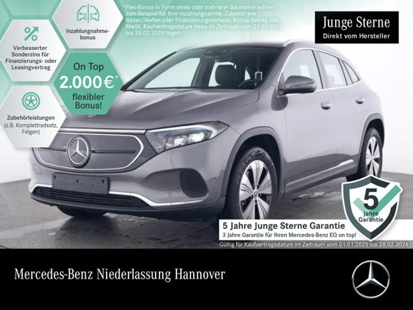 Mercedes-Benz EQA 250 PROG+PLUS-PAKET+KAMERA+KEYLESS+SPUR Gris - 1