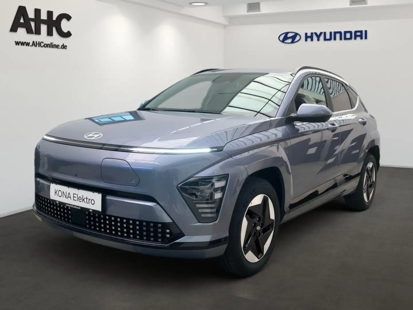 Hyundai KONA EV 2WD 48,4kWh Trend AUT Akustikglas Kam. Blau - 1