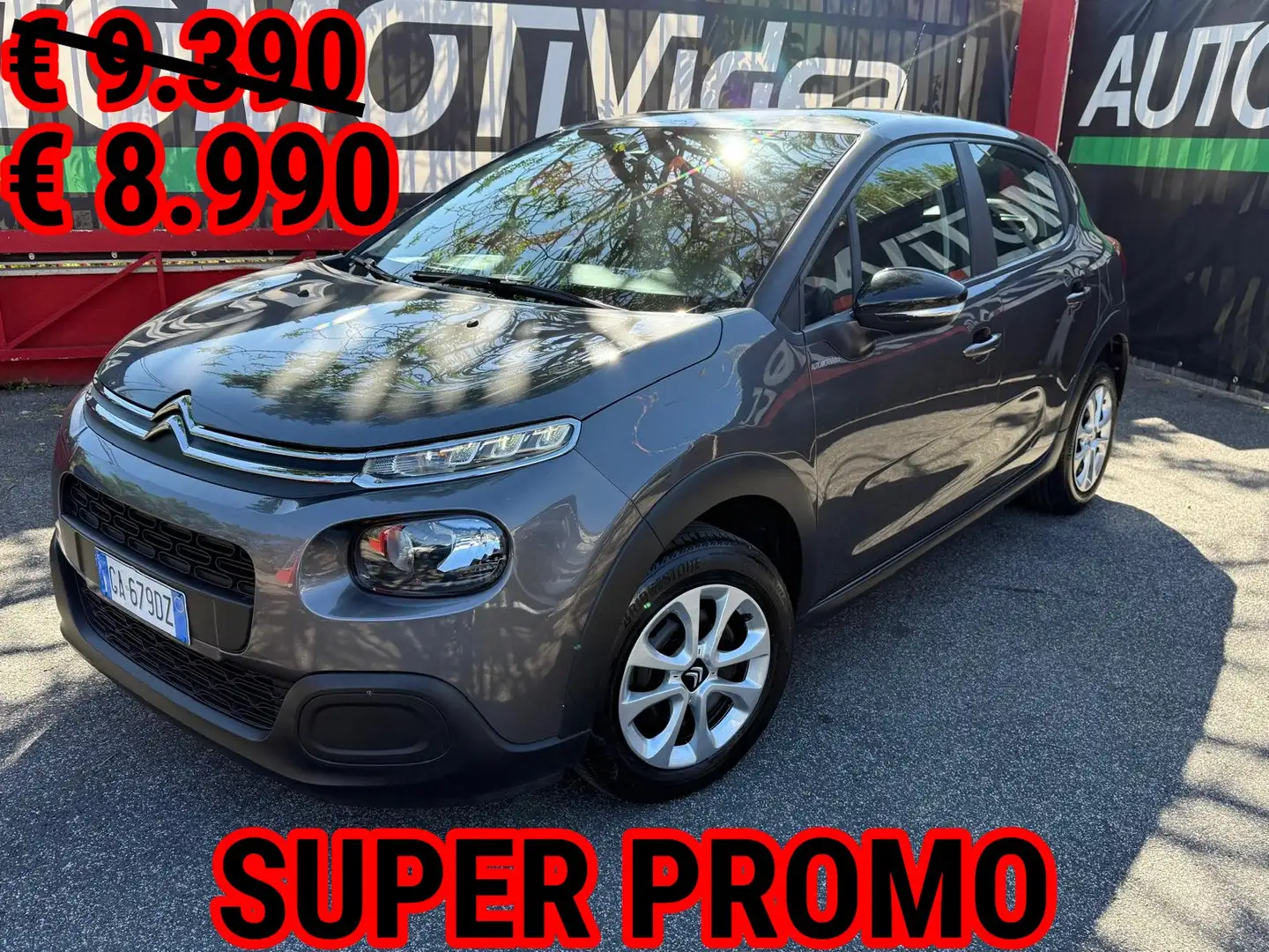 Citroen C3 1.2 puretech Feel s **SUPER PROMO**UFFICIALE ITA. Grijs - 1