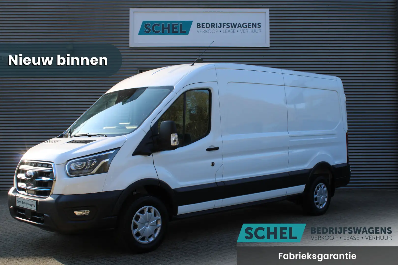 Ford E-Transit 350 L3H2 Trend 68 kWh Vol Elektrisch - 360 Camera Blanco - 1