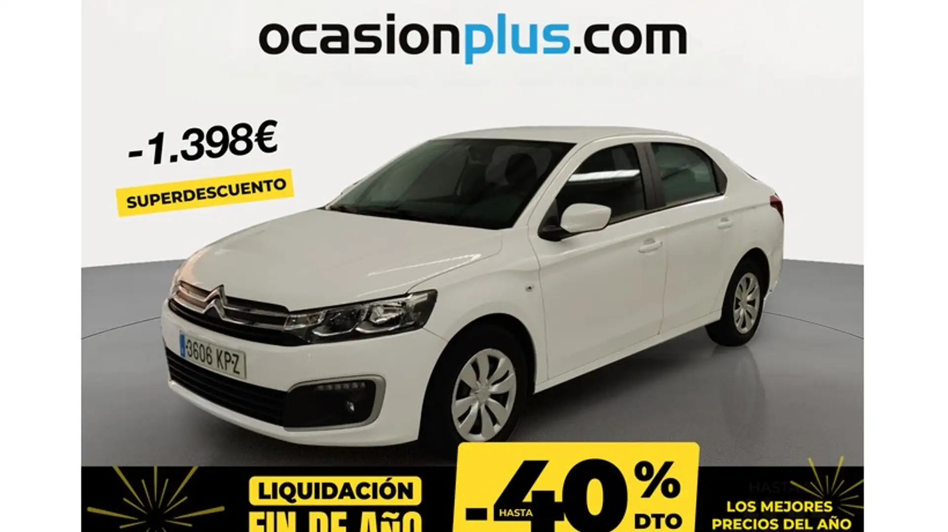 Citroen C-Elysée 1.5BlueHDi S&S Feel 100 Blanco - 1