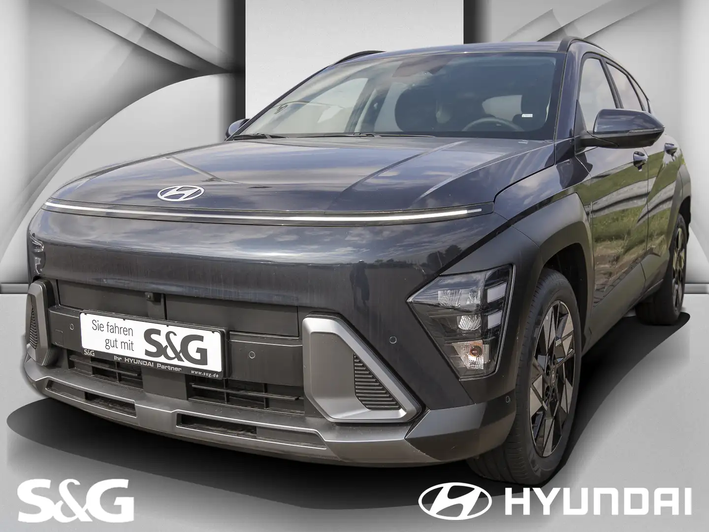 Hyundai KONA Hybrid+Klimaauto+Navi+connected+u.v.m. Blauw - 1