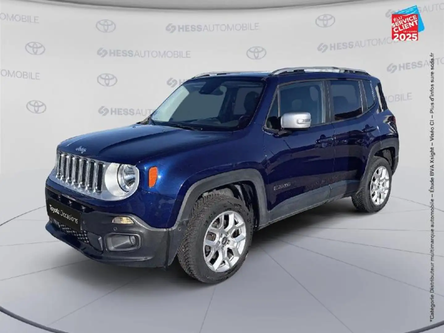 Jeep Renegade 2.0 MultiJet S\u0026S 140ch Limited 4x4 Bleu - 1