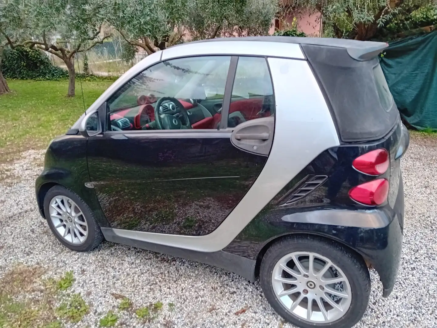 smart city-coupé/city-cabrio Interni Rossi Passion Nero - 1