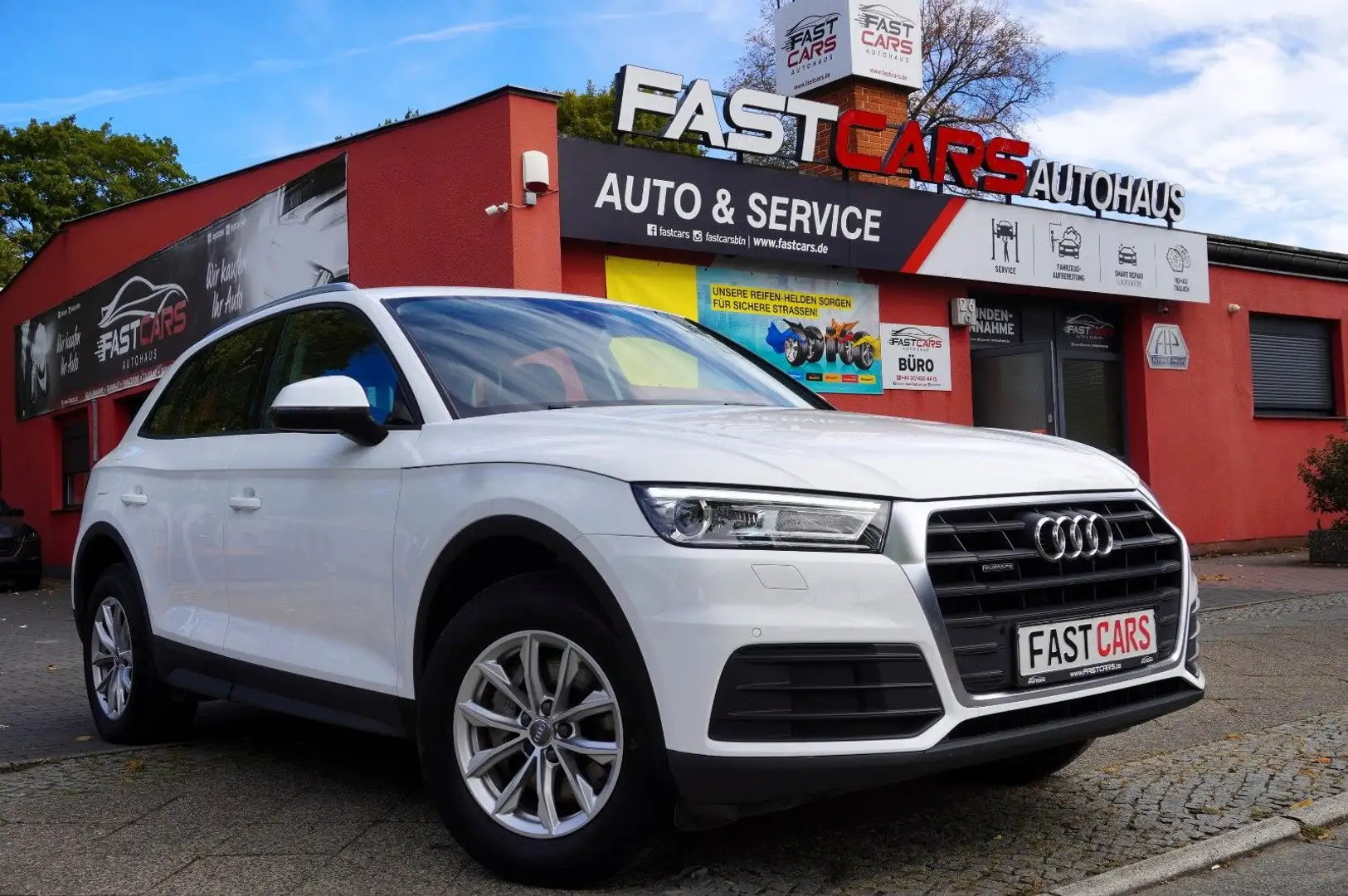 Audi Q5 35 TDI quattro SHZ PDC Klima Tempomat 2.Hand! Weiß - 1