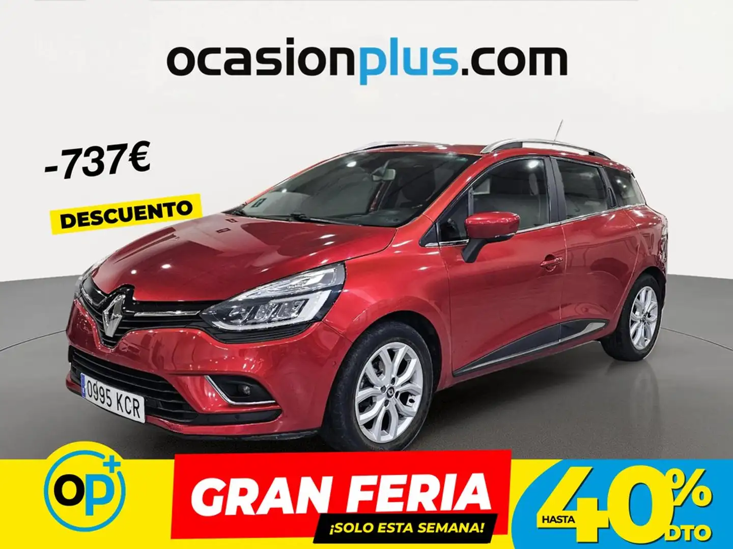 Renault Clio Sport Tourer 1.5dCi Energy Zen 66kW Rojo - 1