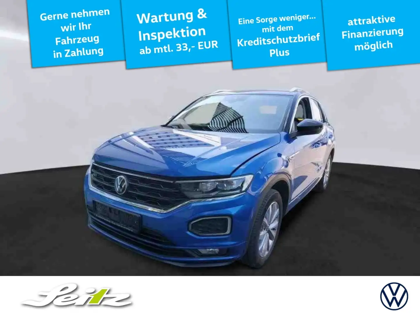 Volkswagen T-Roc 1.5 TSI Style *LED*BEATS*KAMERA*NAVI* Blau - 1